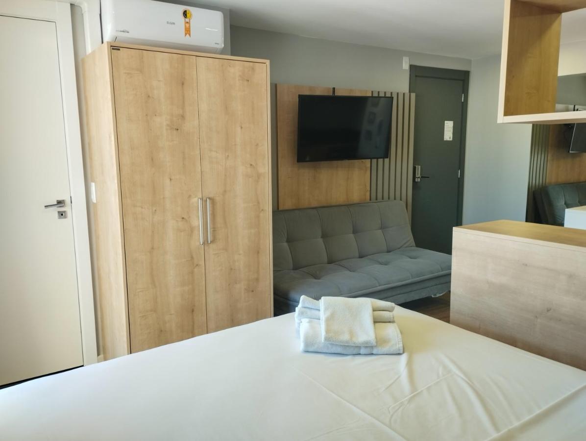 Home Studio - Apartamento Central - Ayn026 กูรีตีบา ภายนอก รูปภาพ
